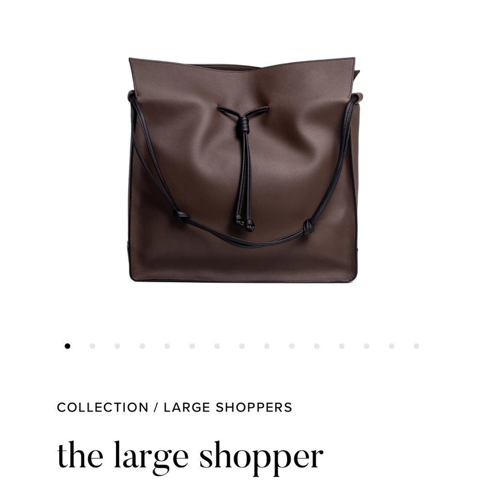 Von  Holzhausen like new The shopper brown bag